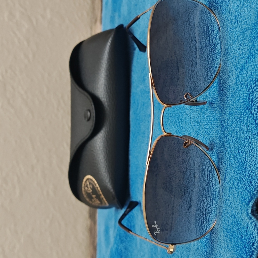 Ray-Ban Sunglasses RB3362 COCKPIT 001/51 gold brown